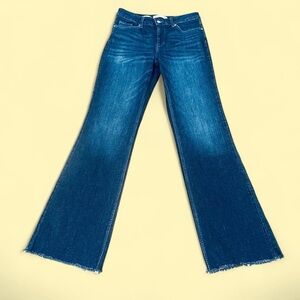 Mango Blue Flare & Wide Leg Jeans